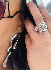 "Liquid Lava" Earring and Ring Set