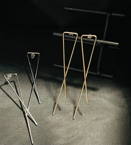 "Crossed the Line" Earrings