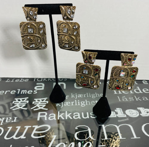 “The Royalty” Earrings in Multiple Colors